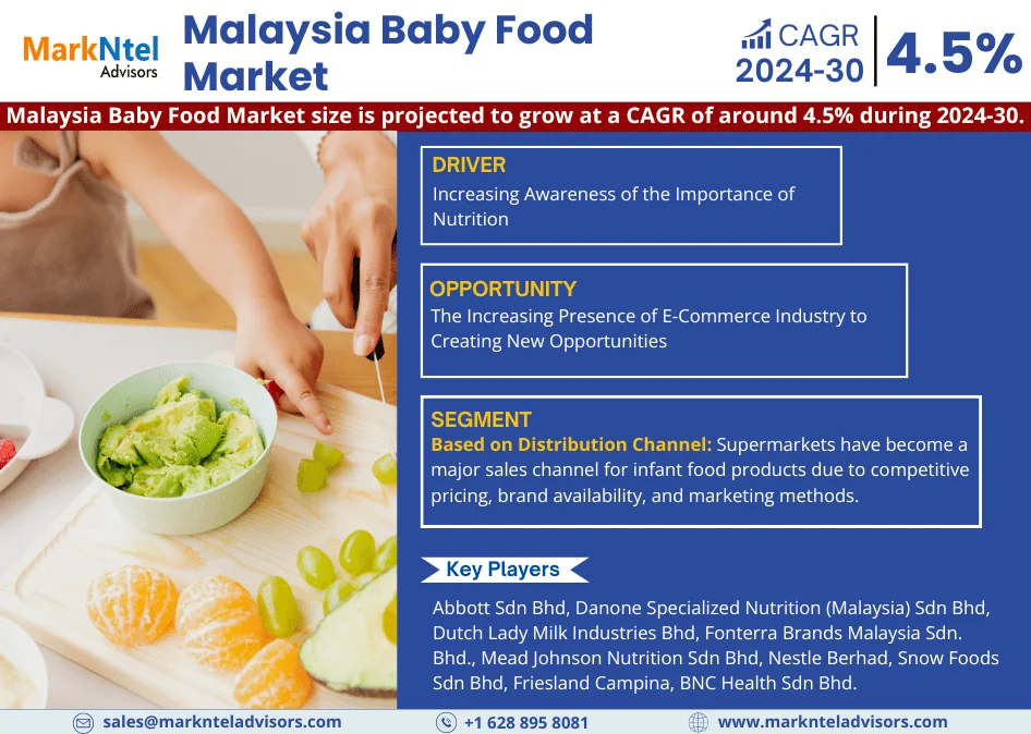 Malaysia Baby Food Market Research Report Forecast (2024-2030)