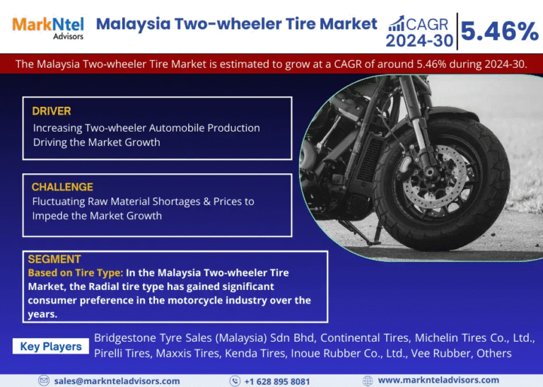 Malaysia Two-wheeler Tire Market Research Report Forecast (2024-2030)