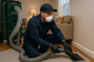 Negative Pressure Air Duct Cleaning