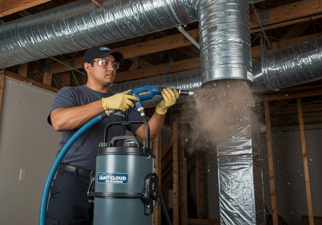 Negative Pressure Air Duct Cleaning