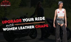 women's leather chaps