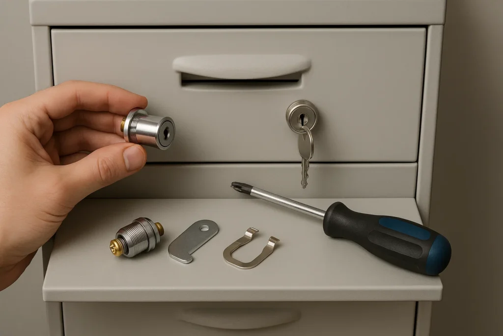 File Cabinet Lock Replacement