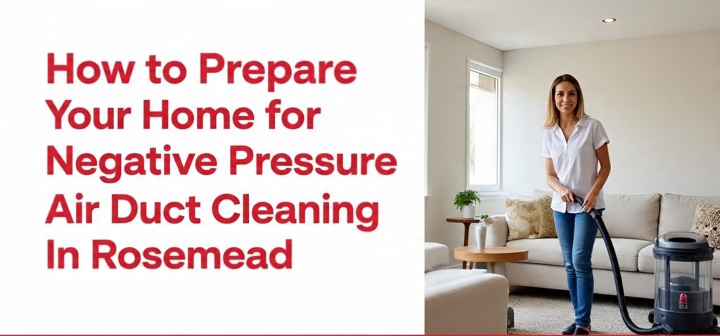 Negative Pressure Air Duct Cleaning