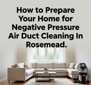 Negative Pressure Air Duct Cleaning