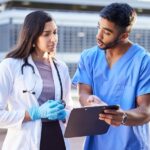 team-doctor-nurse-with-clipboard-outdoor-medical-chart-information-planning-procedure-healthcare-medicine-health-professionals-with-documents-diagnosis-discussion-support_590464-358209