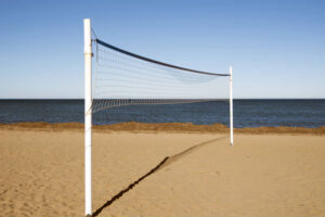 volleyball net height in feet
