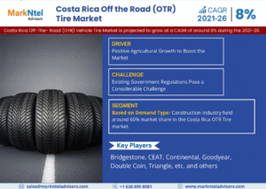 Costa Rica Off the Road (OTR) Tire Market Research Report Forecast (2021-2026)
