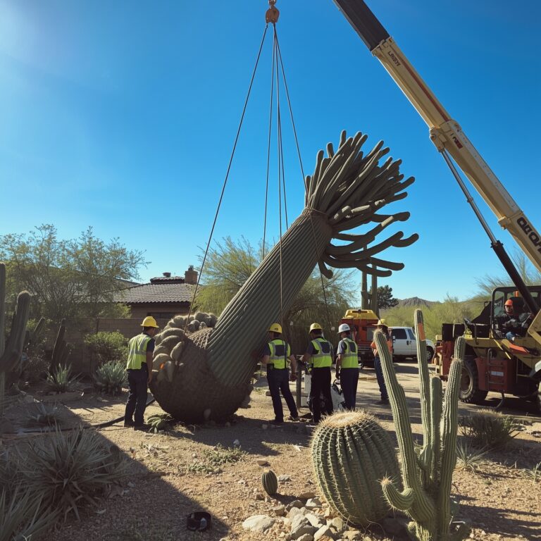Fallen Saguaro Cactus Removal