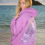 Pink Palm Puff Hoodie: The Swimwear Companion You Didn’t Know You Needed