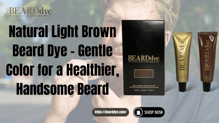 Natural Light Brown Beard Dye