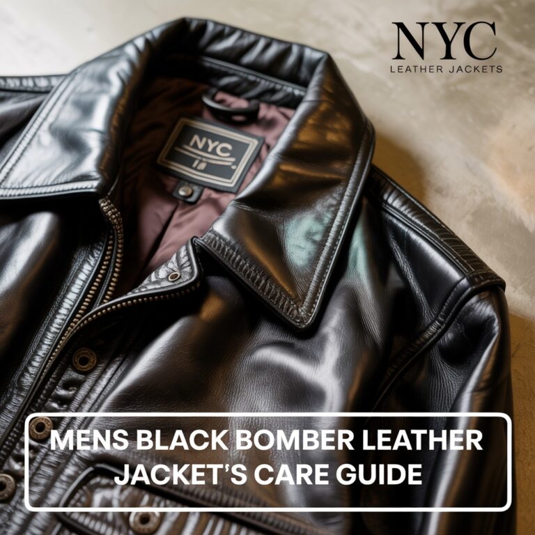 Black Leather Flight Jacket: Break-In & Care Guide for Lifetime Wear | NYC Leather Jackets