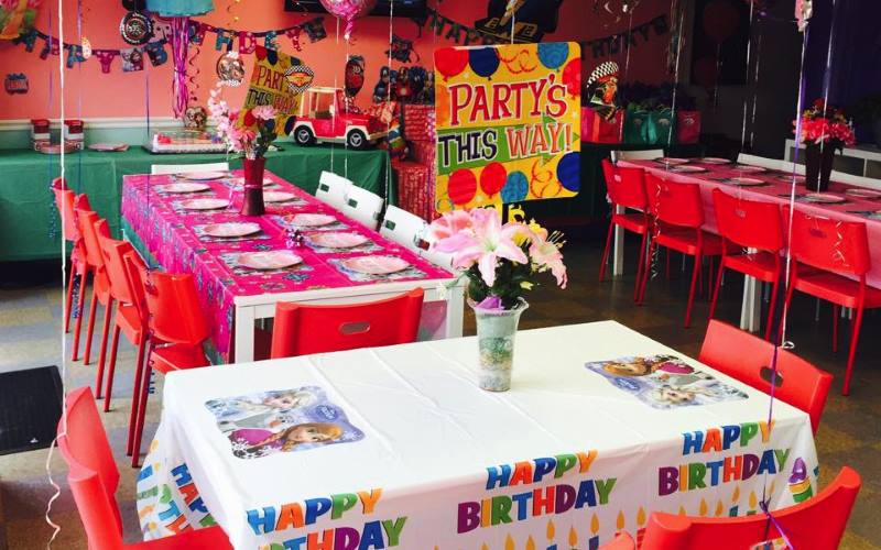 kids birthday party places