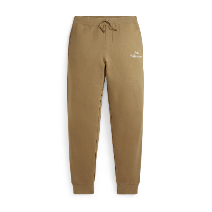 Camel Polo Ralph Lauren Double Knit Tracksuit Bottoms
