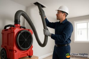 Negative Pressure Air Duct Cleaning
