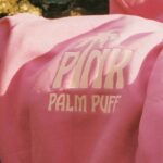 Pink Palm Puff Hoodies