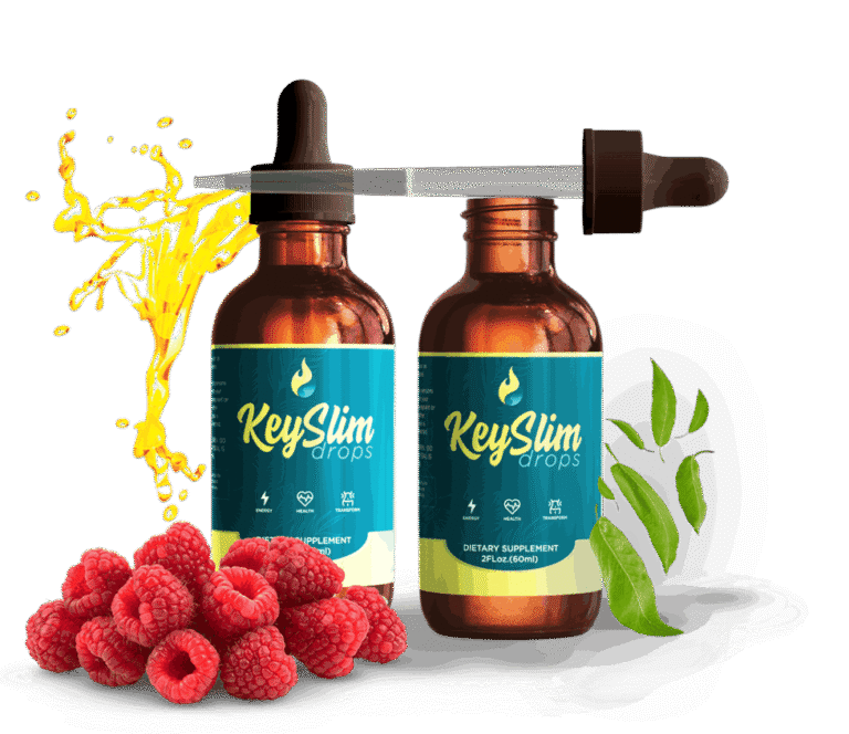 Keyslim Drops natural weight loss supplement bottle