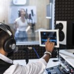 young-man-recording-woman-singing-radio-station