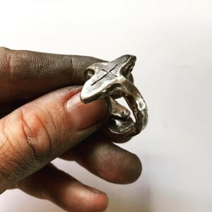 Sterling Silver Cross Ring