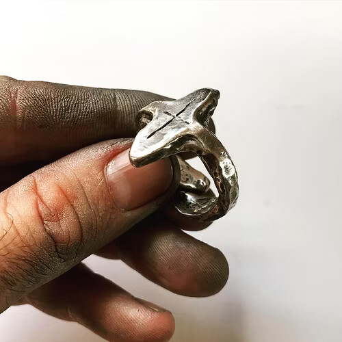 Sterling Silver Cross Ring