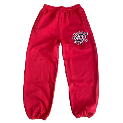 Adwysd Relaxed Red Joggers