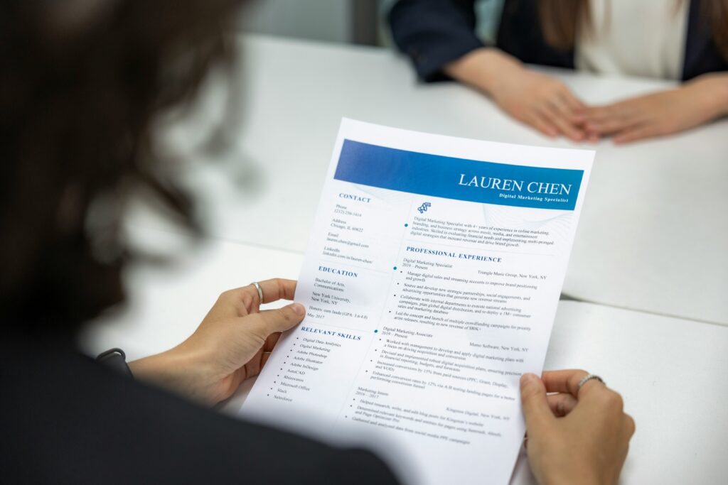 resume objective