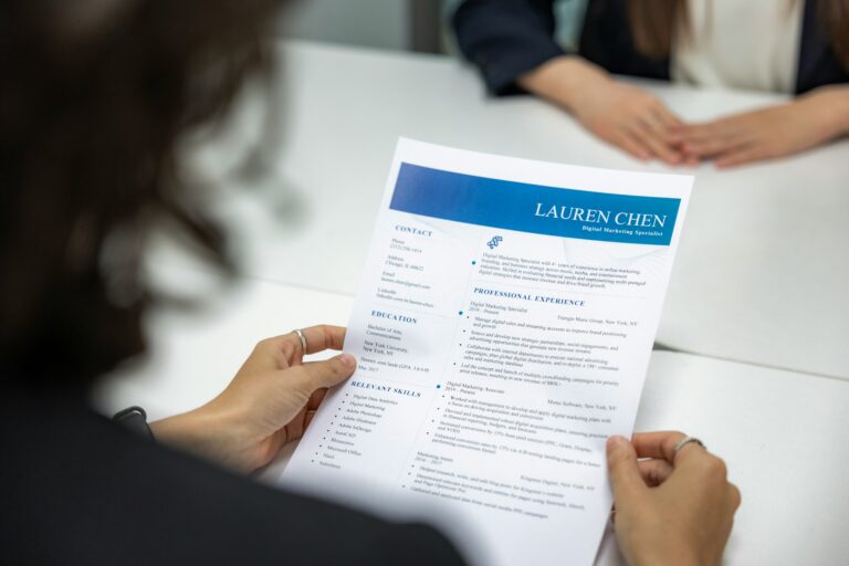 resume objective