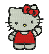 Hello Kitty Embroidery Designs