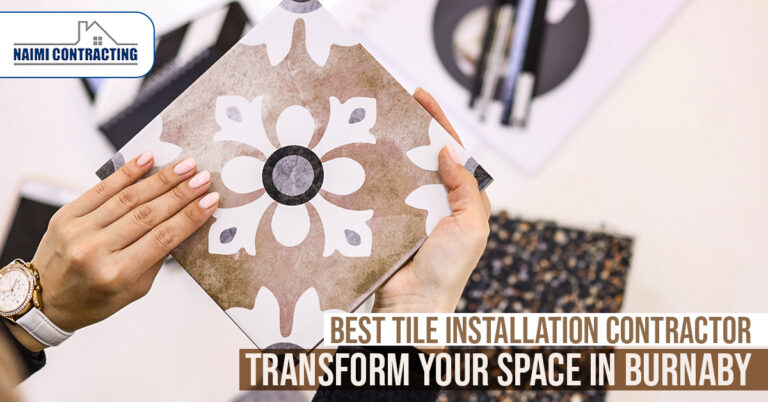 Tile installation contractor in Burnaby