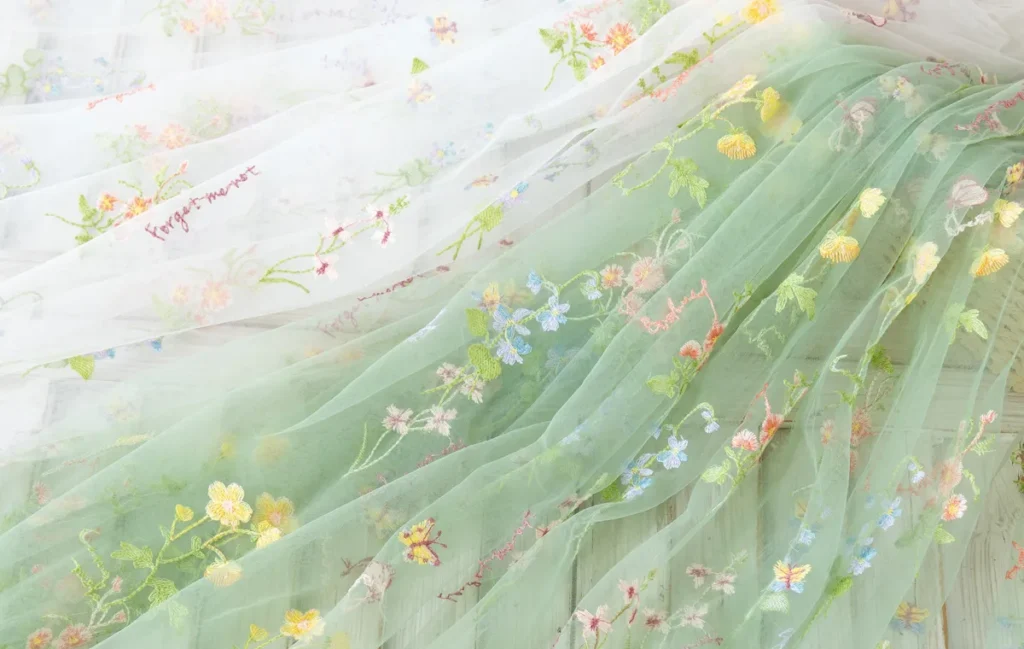 Embroidery Organza Fabric