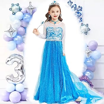 Elsa Birthday Party Dress
