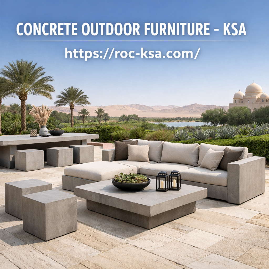 Concrete Outdoor Furniture KSA