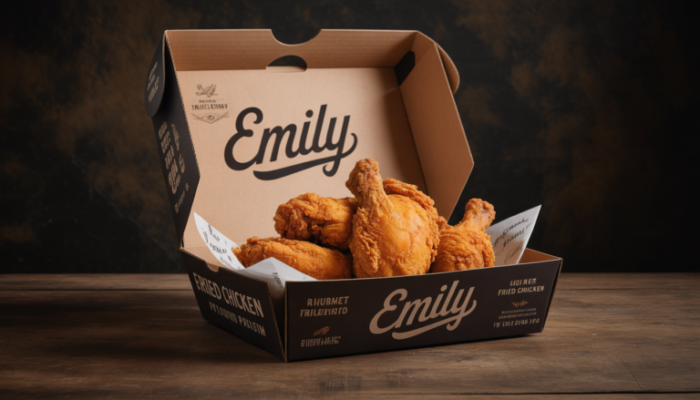 Custom Emily Chicken Boxes