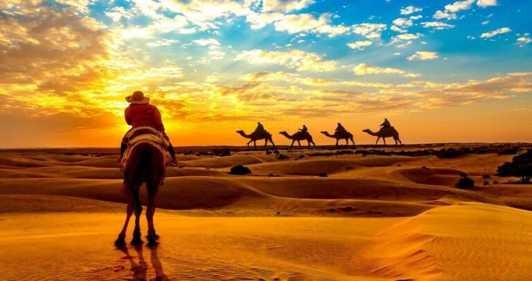 Experience the Magic of a Sunset Camel Ride in Essaouira