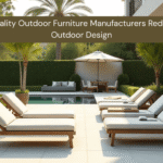 Hospitality Outdoor Furniture Manufacturers Redefining Outdoor Design
