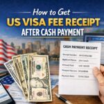 How to Get US Visa Fee Receipt After Cash Payment