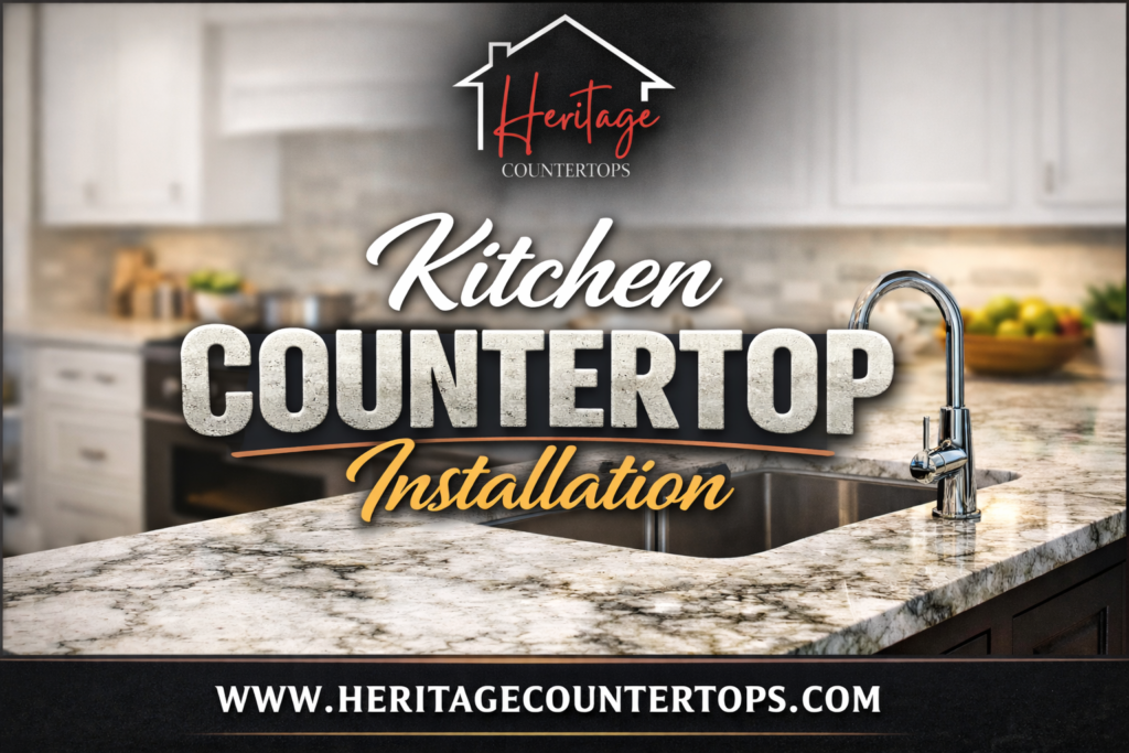kitchen countertop installation