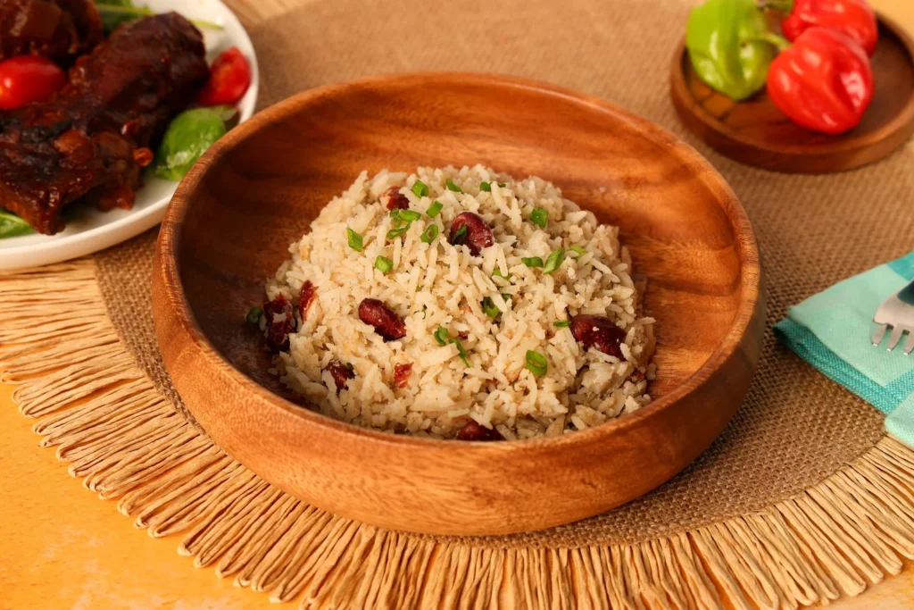 rice and red beans