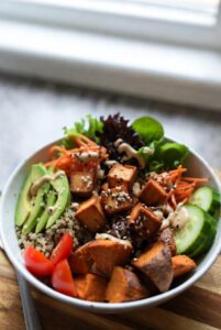 Toronto-Inspired Buddha Bowl with Maple Soy Dressing