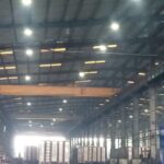 Industrial shed engineered with a steel structure for safe, durable, and large-scale industrial operations.