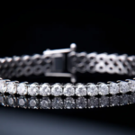lab diamond tennis bracelet