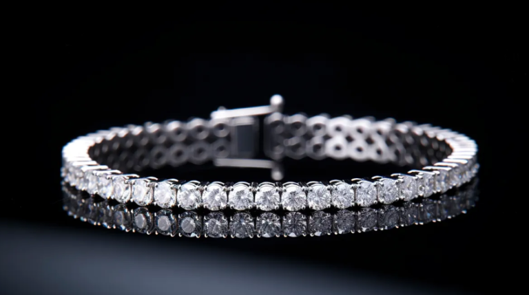 lab diamond tennis bracelet