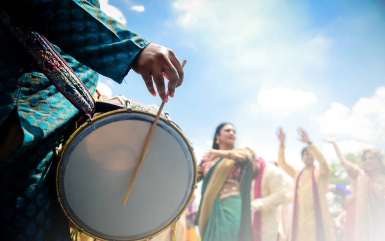 punjabi dhol player