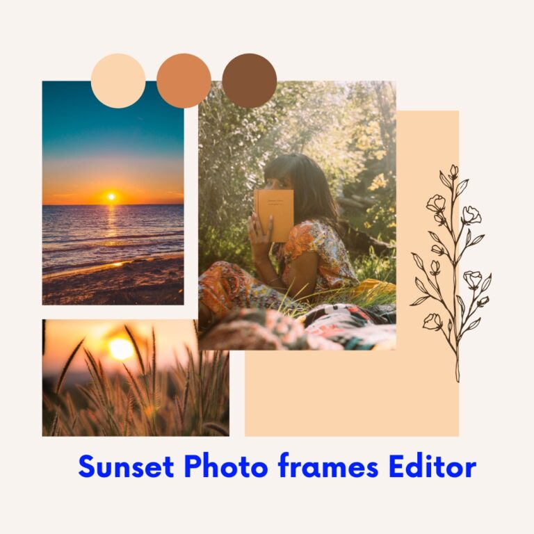 Sunset Photo Frames Editor