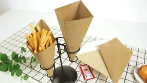 A fry scoop cup