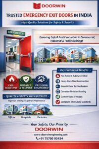 Best Emergency Exit Door Manufacturer in India - Doorwin Engineering