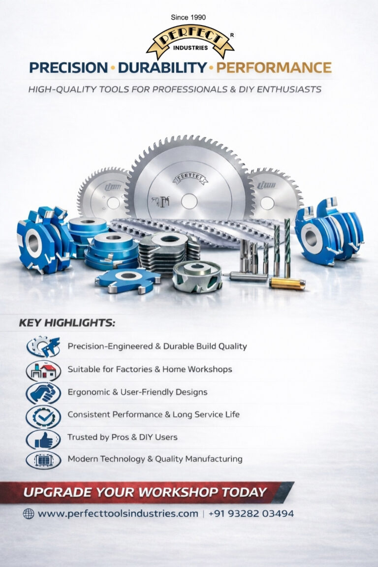 Best Woodworking Tools for Factories and Home Workshops in Ahmedabad