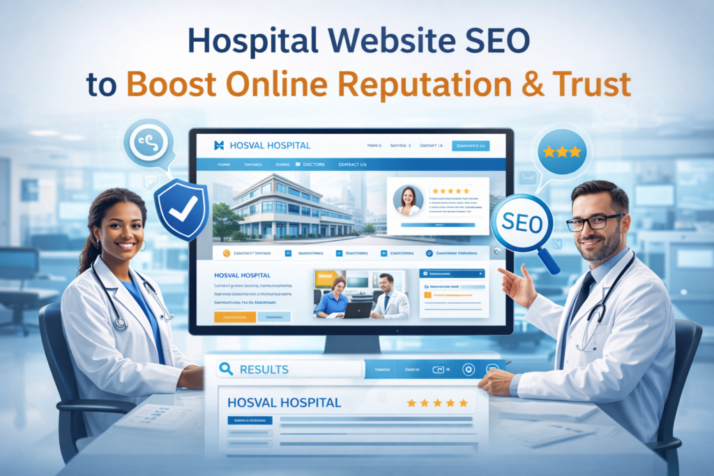 Hospital Website SEO improving online reputation through digital healthcare presence