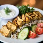 Greek-Inspired Tofu Souvlaki Plate Recipe