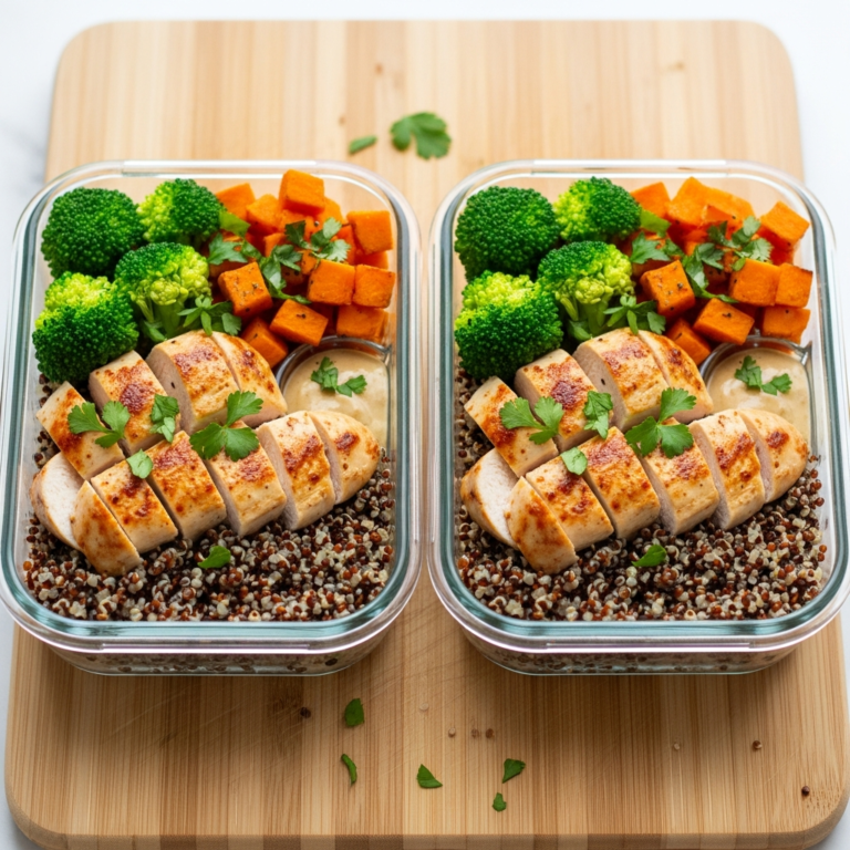 High-Protein Chicken & Quinoa Meal Prep Bowls