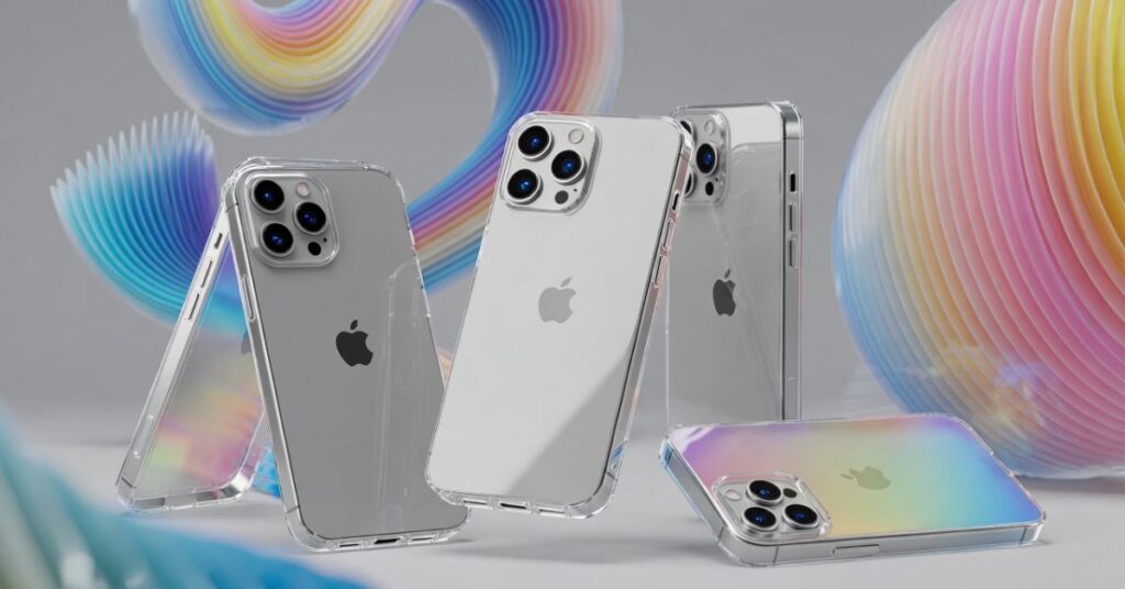 anti yellow clear case